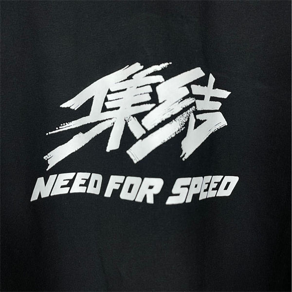 BALENCIAGA スーパーコピー 長袖Tシャツ NEED FOR SPEED ロゴ ストリートデザイン バレンシアガ