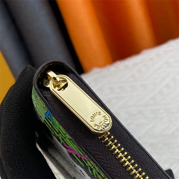ルイヴィトン 偽物 財布 モノグラム キャンバス カラフル パンダ アート LOUIS VUITTON