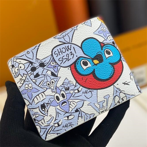 ルイヴィトン コピー 財布 ポップ アート キャラクター モノグラム ロゴ LOUIS VUITTON