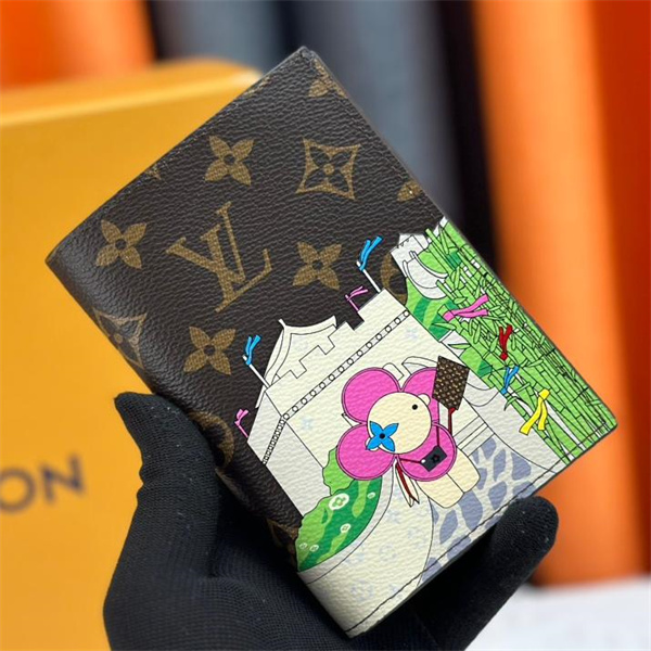 LOUIS VUITTON 偽物 財布 モノグラム アート デザイン カラフル キャラクター ルイヴィトン