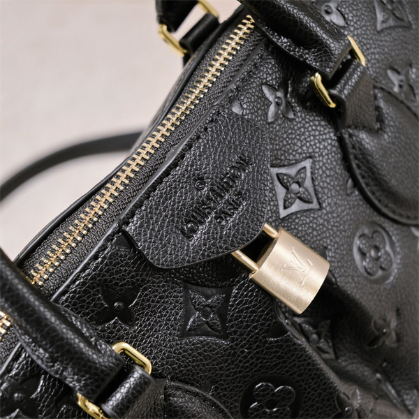 ルイヴィトン コピー ハンドバッグ モノグラム ブラック エンボス ゴールド ロゴ LOUIS VUITTON