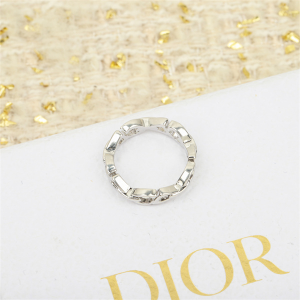 DIOR スーパーコピー 指輪 高品質 シルバー925 チェーンリンク AG925 シンプル エレガント ディオール　