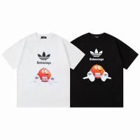 バレンシアガ 偽物 Tシャツ Adidas＆M&M コラボ グラフィック ユニーク ファッション 遊び心 BALENCIAGA