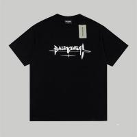 BALENCIAGA 偽物 Tシャツ ゴシック ロゴ 詩的 グラフィック 独特な 詩的な言葉 ゴシック調 バレンシアガ