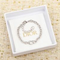 ディオール コピー ブレスレット シルバーリンク ロゴ チェーン エレガント DIOR