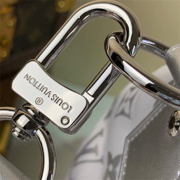 LOUISVUITTON 偽物 ボストンバッグ シルバーグラデーション モノグラム 洗練された ルイヴィトン