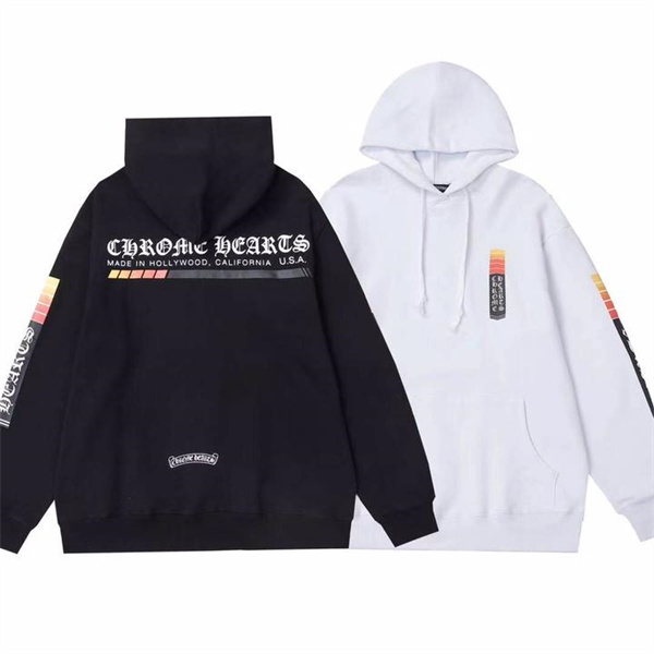 CHROME HEARTS スーパーコピー パーカー ホワイト×グラデーションデザイン クロムハーツ