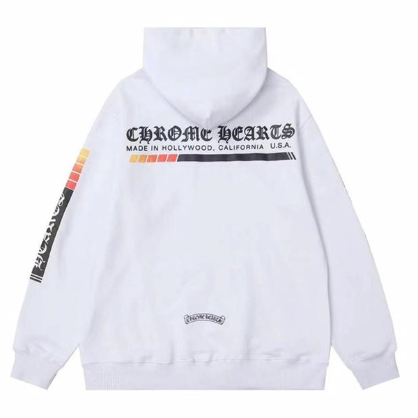 CHROME HEARTS スーパーコピー パーカー ホワイト×グラデーションデザイン クロムハーツ