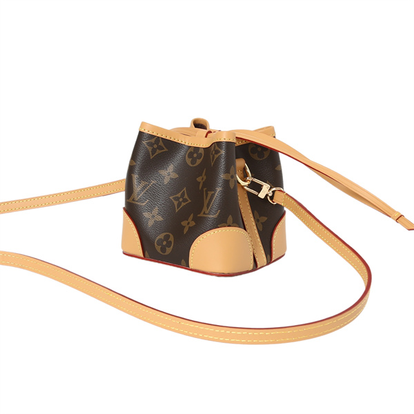 LOUIS VUITTON スーパーコピー バケットバッグ モノグラムキャンバス 巾着型エレガントデザイン LOUIS VUITTON