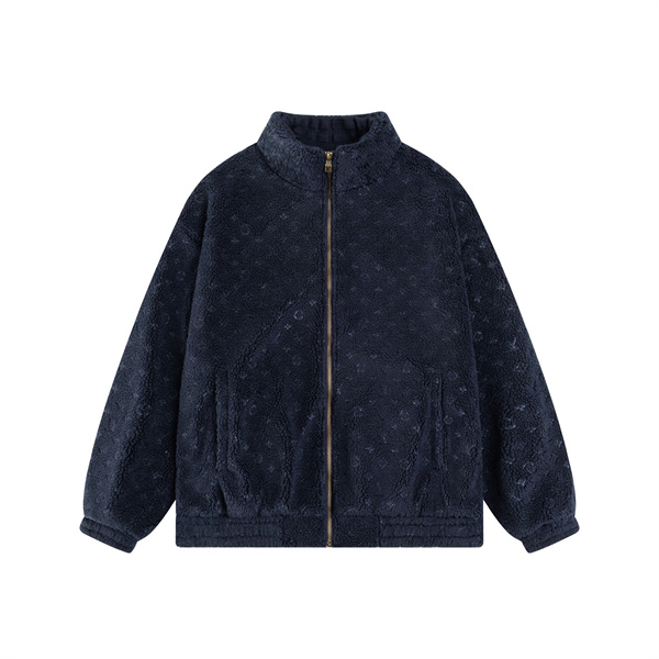 ルイヴィトン スーパーコピー フリースジャケット モノグラム エンボス加工 高級感 LOUIS VUITTON
