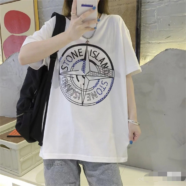 お洒落ストーンアイランド コピーSTONE ISLAND 半袖tシャツ新作ユニセックス人気快適ウェアオーバーサイズ