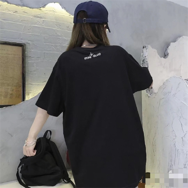 お洒落ストーンアイランド コピーSTONE ISLAND 半袖tシャツ新作ユニセックス人気快適ウェアオーバーサイズ