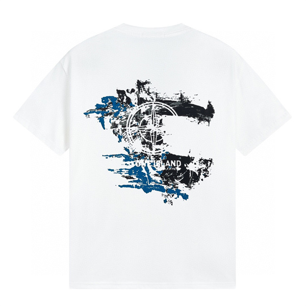 新品STONE ISLANDストーンアイランドtシャツ コピー 激レアアイテム2025トレンド上質なアイテム黒色ホワイト色