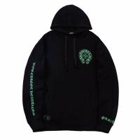 CHROME HEARTS コピー パーカー ブラック×蛍光グリーンロゴ クールな一着 クロムハーツ