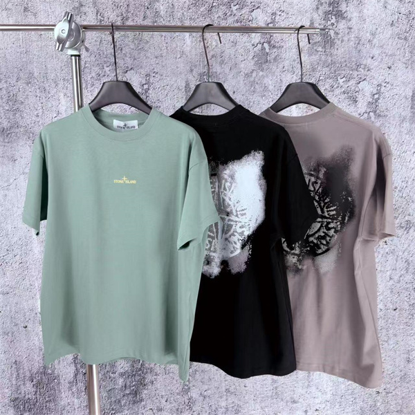 STONE ISLAND スーパーコピー Tシャツ ロゴプリント グラフィックデザイン カジュアル メンズ ストーンアイランド