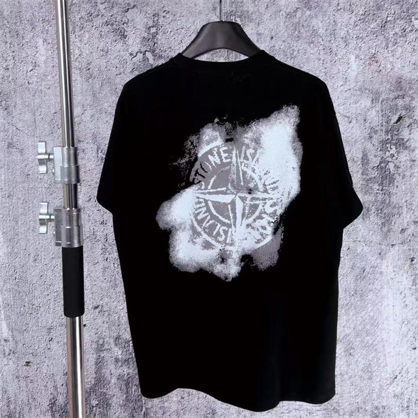 STONE ISLAND スーパーコピー Tシャツ ロゴプリント グラフィックデザイン カジュアル メンズ ストーンアイランド