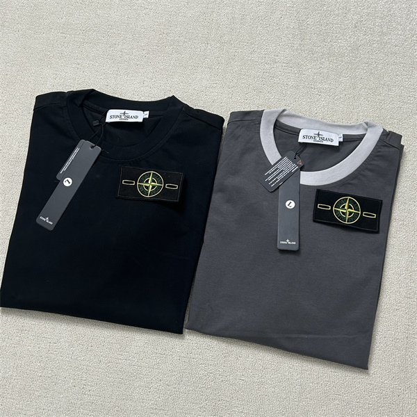 ストーンアイランド  STONE ISLAND スーパーコピー  Tシャツ ブランド ロゴ アームバンド コットン素材 シンプル カジュアル ベーシック メンズ