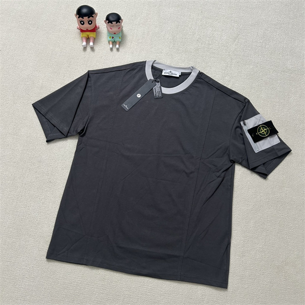 ストーンアイランド  STONE ISLAND スーパーコピー  Tシャツ ブランド ロゴ アームバンド コットン素材 シンプル カジュアル ベーシック メンズ