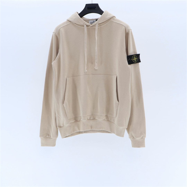 ストーンアイランド  STONE ISLAND スーパーコピー  ホワイト フーディ ロゴ アームバンド ポケット 高品質素材 カジュアル おしゃれ