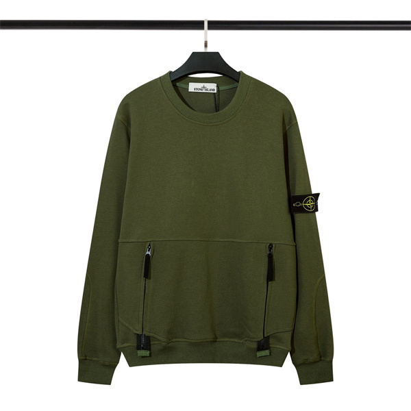 ストーンアイランド  STONE ISLAND スーパーコピー  トレーナー ジッパーポケット ロゴアームバンド スポーティ 高機能 スタイルアップ
