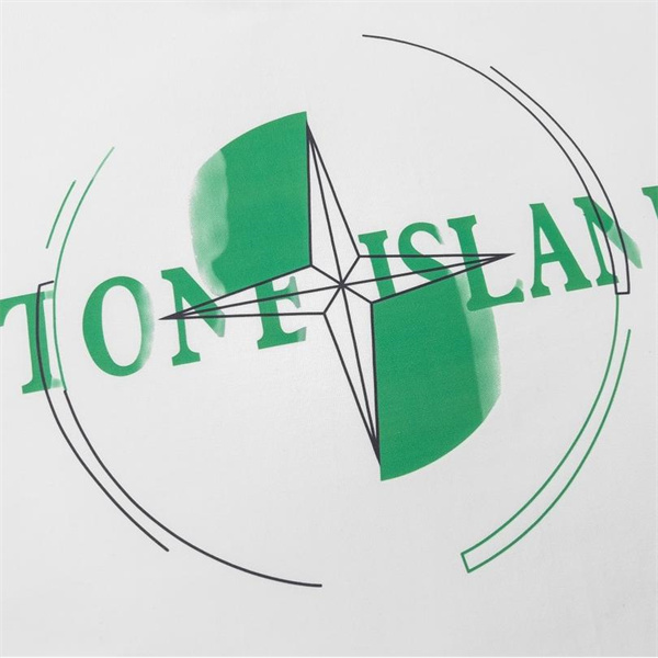 STONE ISLAND コピー Tシャツ ネイビーカラー ロゴプリント コットン ストリートファッション ストーンアイランド