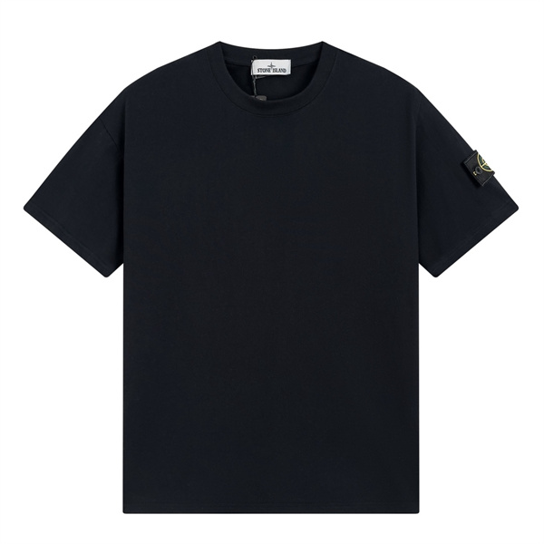 STONE ISLAND スーパーコピー Tシャツ ロゴパッチ シンプル デザイン コットン 日常コーデ ストーンアイランド