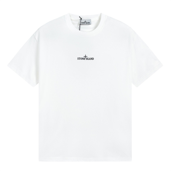 ストーンアイランド コピー Tシャツ グラフィックデザイン ロゴ ペイント 効果 アートデザイン STONE ISLAND