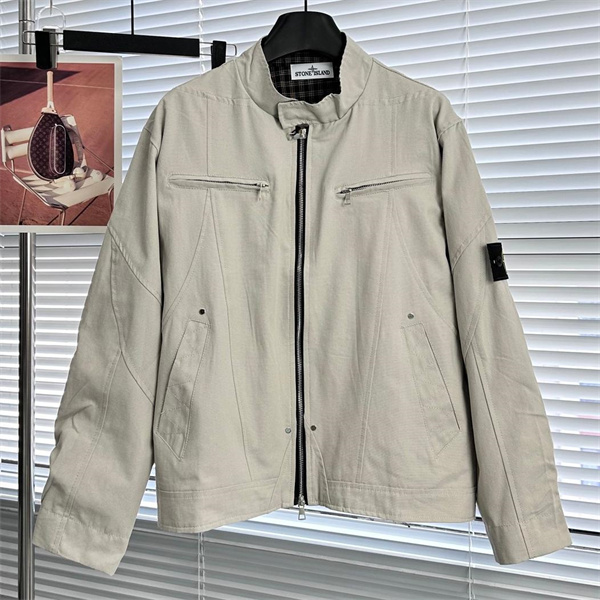 STONE ISLAND コピー ジャケット ジップポケット アイコニックパッチ カジュアル ストーンアイランド