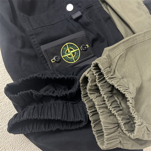 STONE ISLAND スーパーコピー スウェットパンツ オリーブ リラックスシルエット カジュアル ストリート ストーンアイランド