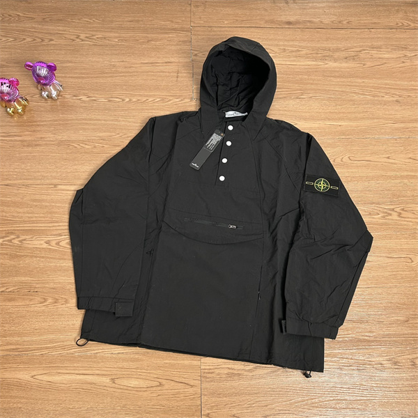 ストーンアイランド スーパーコピー ジャケット メンズ ブラック ベージュ フード付き STONE ISLAND