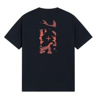 ストーンアイランド コピー Tシャツ 赤ドット模様 ブランドロゴ ユニーク メンズ STONE ISLAND
