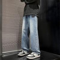 ストーンアイランド  STONE ISLAND スーパーコピー  デニムパンツ リラックスフィット ロゴ パッチ ウォッシュ加工 カジュアル