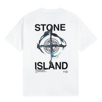 ストーンアイランド コピー Tシャツ グラフィックデザイン ロゴ ペイント 効果 アートデザイン STONE ISLAND
