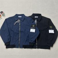 STONE ISLAND コピー ジャケット メンズ ネイビー ゴールドジップ アイコニックパッチ カジュアル ストーンアイランド