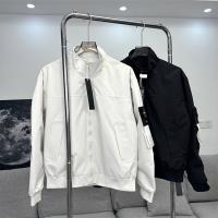 ストーンアイランド 偽物 ジャケット メンズ ホワイト クリーンデザイン ポケット アイコニックパッチ STONE ISLAND