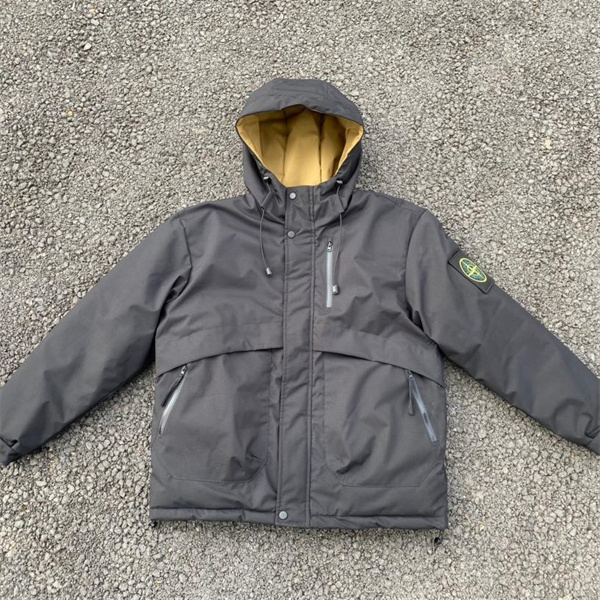 機能性 重視 防風 STONE ISLAND ストーンアイランド コピー フード付き ジャケット グレー