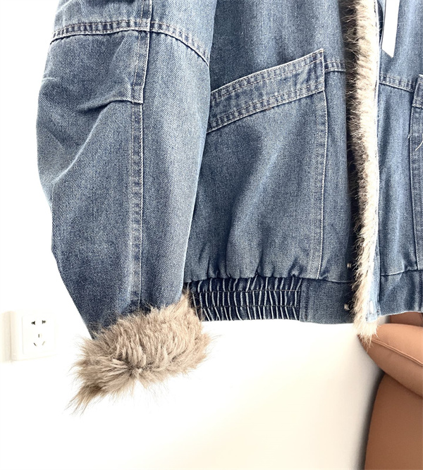 味わい加工  STONE ISLAND ストーンアイランド コピーボアライニング デニム ジャケット