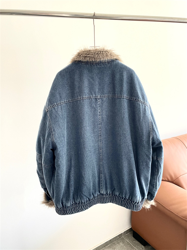 味わい加工  STONE ISLAND ストーンアイランド コピーボアライニング デニム ジャケット