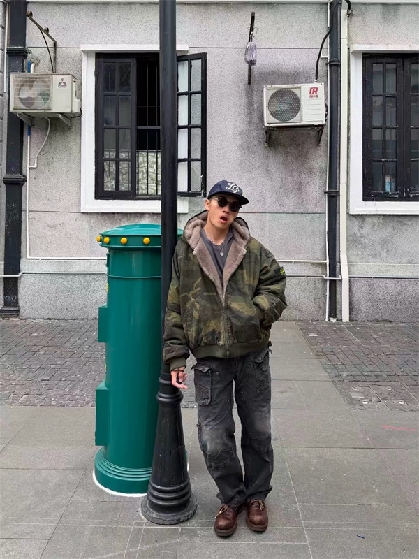 保温性抜群 冬仕様 防寒対策 カモフラージュ ジャケット STONE ISLAND ストーンアイランド コピー