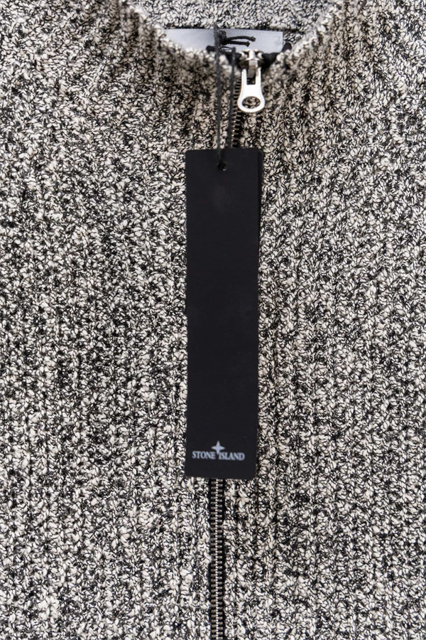 上質編み 本格派 ニット ジップアップ 定番デザイン STONE ISLAND ストーンアイランド コピー