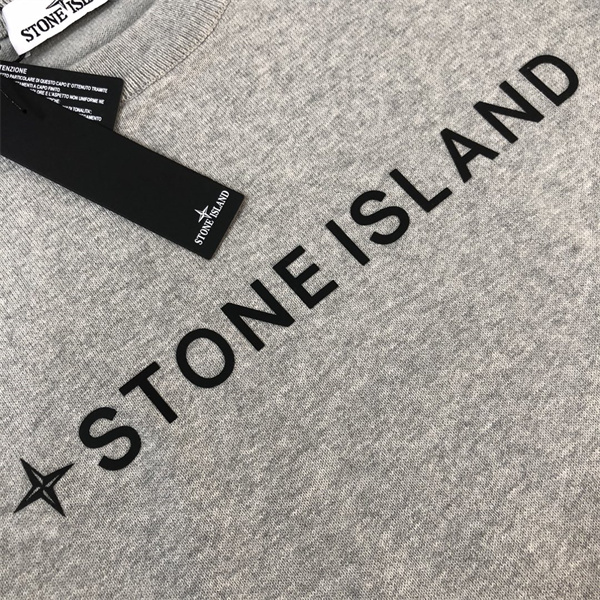洗練ロゴ 存在感演出 クルーネック ニット 人気アイテム STONE ISLAND ストーンアイランド コピー