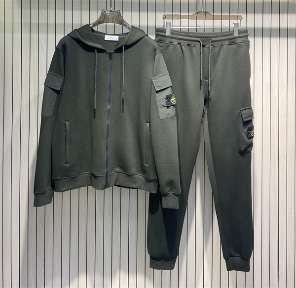 カジュアル しっかり暖かい 冬向け 上下セット 定番 STONE ISLAND ストーンアイランド コピー