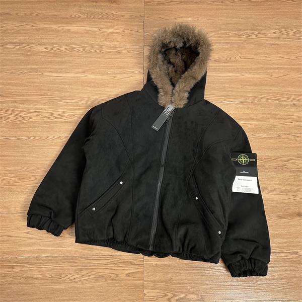 重厚感 ファー付きフード 冬向け ジャケット ストーンアイランド コピー STONE ISLAND