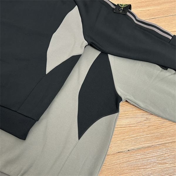 都会派 カラーブロック設計 立体 スウェット ストーンアイランド コピー STONE ISLAND