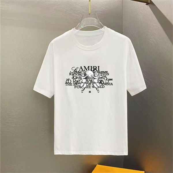 半袖Tシャツ アミリ スーパーコピー プリント モード感 高級感 カジュアル 大人 夏服 AMIRI