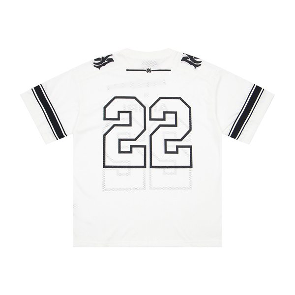 スポーツ 半袖Tシャツ アミリ コピー メンズ ユニフォーム風 カジュアル ゆったりフィット AMIRI