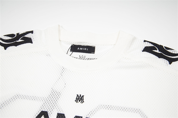 スポーツ 半袖Tシャツ アミリ コピー メンズ ユニフォーム風 カジュアル ゆったりフィット AMIRI