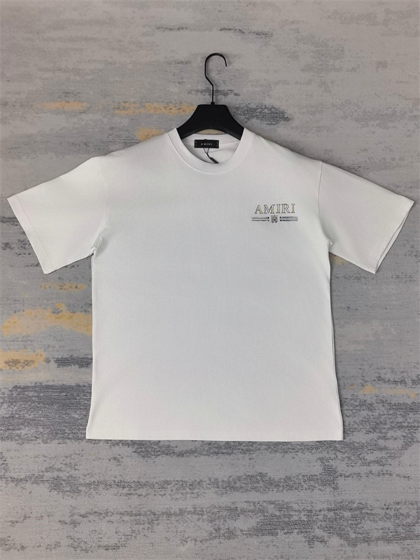 AMIRI モノトーン アミリ コピー 半袖Tシャツ シンプル 高見え カジュアル 2026新作コーデ