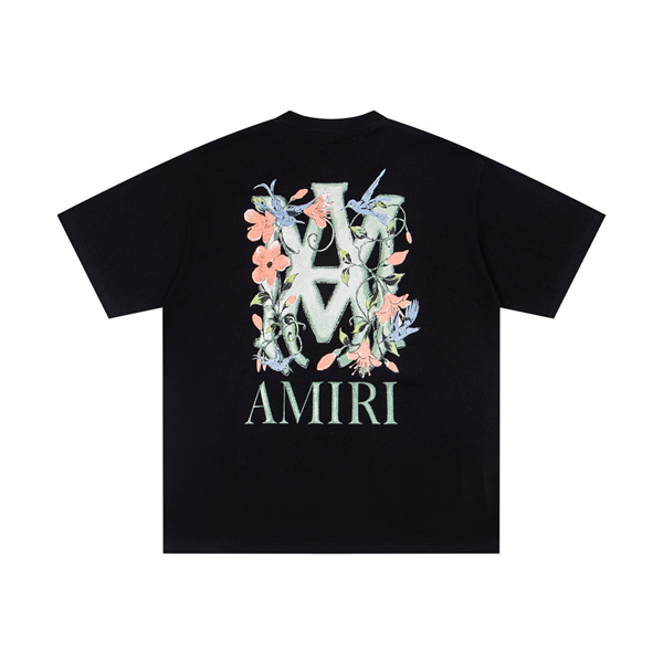 花柄グラフィック 春夏おすすめ バックプリント 上質カジュアル デイリー使い AMIRI アミリ コピー Tシャツ 半袖