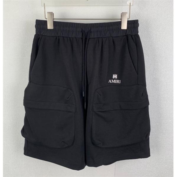 AMIRIアミりハーフパンツコピー ☆2026大きめポケットがアクセントのカジュアル ドレープ感ときれいなシルエット 快適で通気性抜群